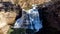 Burgess Falls, a cascade waterfall on the Falling Water River in Putnam, Tennessee, United States.