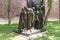 The Burghers of Calais bronze statue of Auguste Rodin in the Norton Simon Museum