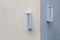 Burglar alarm sensors are mounted on the outer wall of the house