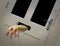 Burglar hand through letterbox