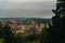 Burgos Cathedral and city panorama at sunrise. Burgos, Castile and Leon, Spain - nov, 2021