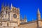 Burgos Cathedral facade in Saint James Way