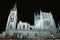 Burgos gothic cathedral at night