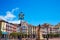 Burgos Plaza Mayor square in Castilla Leon Spain