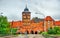 Burgtor, the northern gate of Lubeck, Germany