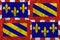 Burgundy territory flag