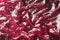 burgundy textile with shiny sequins as background