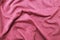 burgundy viva magenta wrinkled plush fabric background texture, soft material pattern