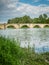 The Buriano bridge over the Arno river in Italy