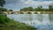 The Buriano bridge over the Arno river in Italy