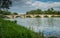 The Buriano bridge over the Arno river in Italy