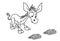 Buridanov donkey psychology term doubt cartoon