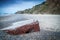 Buried pillbox on Norfolk beach