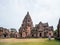 BURIRAM, THAILAND - August 5, 2023: Tourists visit Prasat Khao Phanom Rung is a stone laterite castle. Thailand.