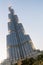 Burj Khalifa that Viewed from Below with Lighting in the Evening, Dubai