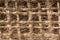 Burlap background, coarse fiber fabric