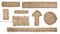 Burlap Fabric Tag Label, Hessian Cloth Patch Ribbon, Sackcloth