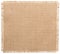 Burlap Fabric Torn Edges, Sack Cloth Pattern Isolated