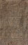 Burlap textureon a wooden background, rustic, christmas . Pattern fabric textile. Texture background