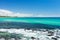 Burleigh Heads on a clear day looking towards Surfers Paradise on the Gold Coast