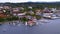 Burlington, Vermont, Aerial View, Lake Champlain, Downtown