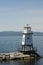 Burlington Vermont Breakwater North Lighthouse on Lake Champlain