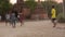 Burmese boys playing football