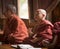 Burmese Buddhist novices in Mandalay