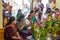 Burmese People at a Buddhism Ritual in