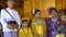 Burmese People in Traditional Costumes, Myanmar - 21 November 2017