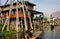 A Burmese village of Inle Lake in Myanmar