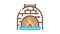 Burn Flame Oven Icon Animation