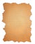 Burn grunge brown paper isolated