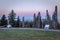Burnaby Mountain Totem Poles at Sunrise