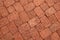 Burned brick paving (Diagonal)