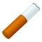 Burned cigar icon, cartoon style