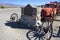 Burned Wagons Point Monument California Forty Niners Truck Wagon Death Valley National Park Stovepipe Wells Desert