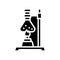 burner boiling chemistry liquid glyph icon vector isolated illustration
