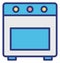 Burner oven Isolated Vector Icon which can easily modify or edit