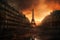 Burning chaos in paris
