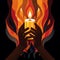 Burning Connections: Uniting in Sacred Light