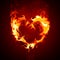 Burning heart