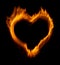 Burning heart