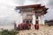 Burning herbs at Gangtey Monastery