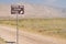 Burning Man Event sign in Gerlach, Nevada