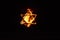 Burning star of david