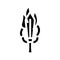 burning sword glyph icon vector illustration flat