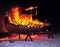 Burning Vikng Fire Ship,Thurso,Cathness,Scotland,UK 