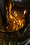 Burning warm candles at a ceremony in the temple.