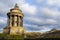 Burns Monument and Arthurs Seat in Edinburgh